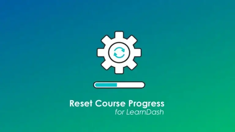 Reset Course Progress for Learndash Banner